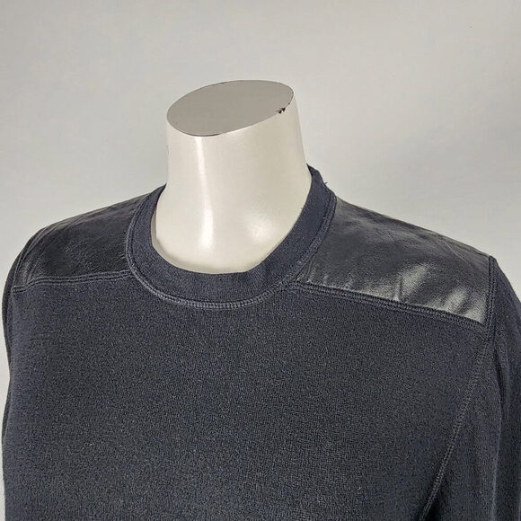 Hugo Boss Black Cotton Silk Cashmere Knit Sweater Size L/XL - Picture 2 of 8